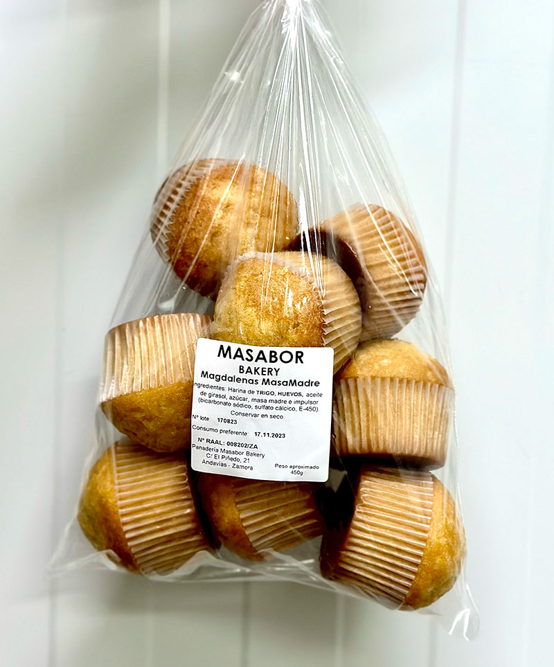 MAGDALENAS MASA MADRE